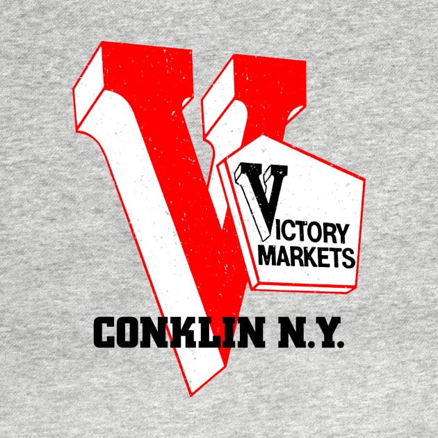 Victory Market Former Conklin NY Grocery Store Logo by MatchbookGraphics